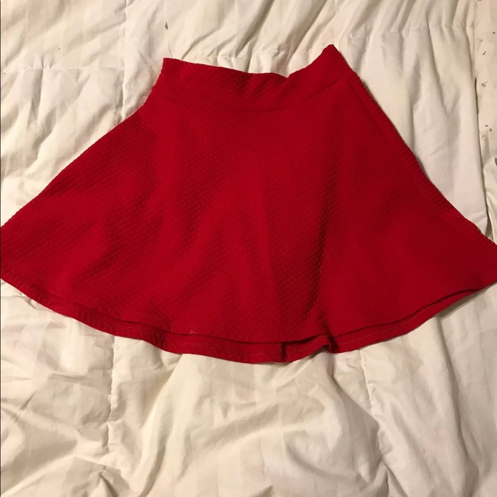 H&M Red Skirt